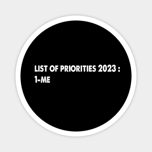 list of priorities 2023 Magnet